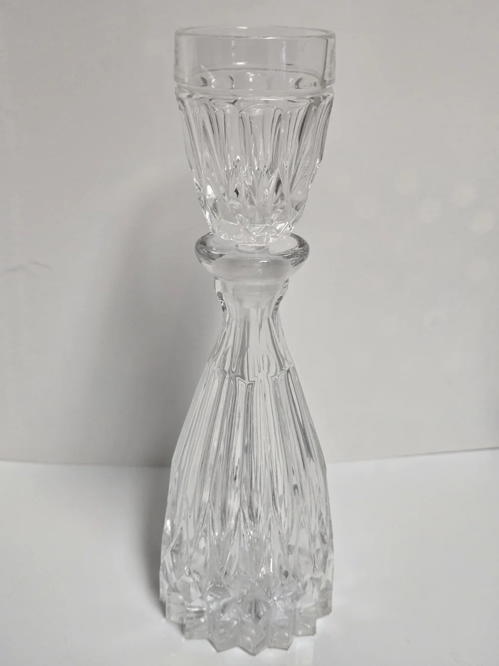 1930’s Barski Bohemia Cut Lead Crystal Mouthwash Decanter